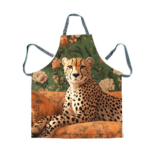 Apron - Cheetah Green