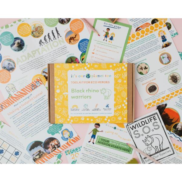 Black Rhino Warriors Eco Activity Kit & Sustainable Fun