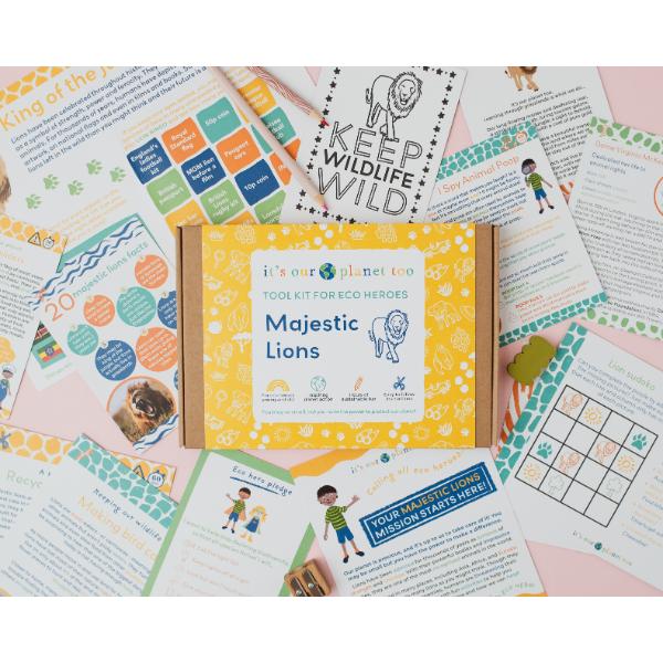 Majestic Lions Eco Activity Kit & Sustainable Fun