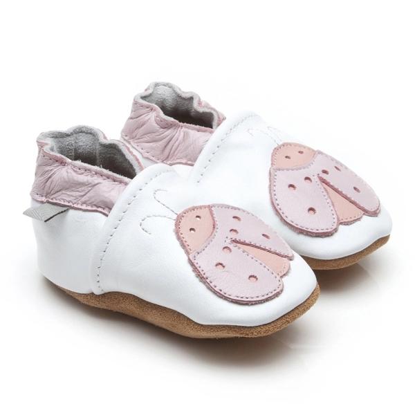 Soft Leather Baby Shoes Ladybird