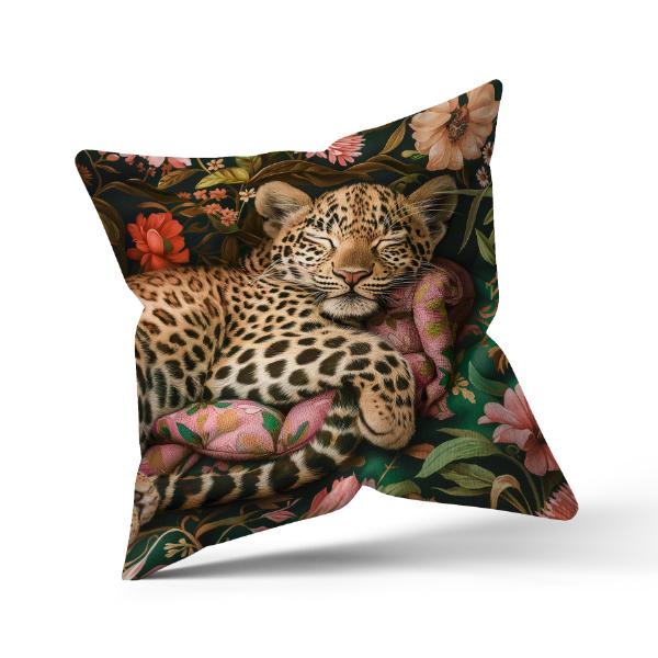 Cushion - Leopard Baby