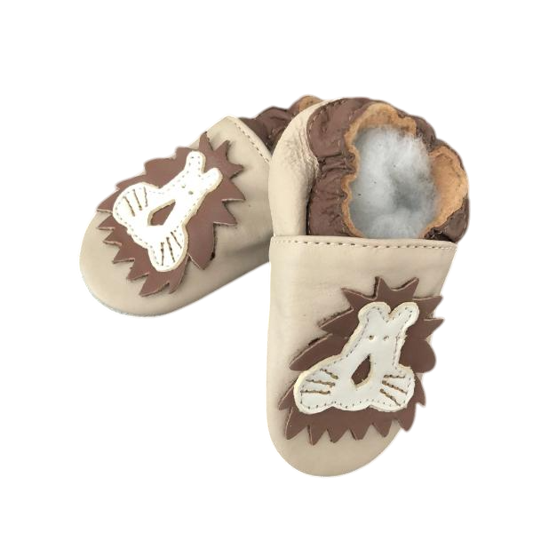 Soft Leather Baby Shoes Lion