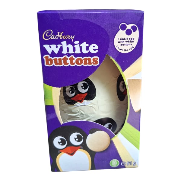 Cadbury White Buttons/ 91g