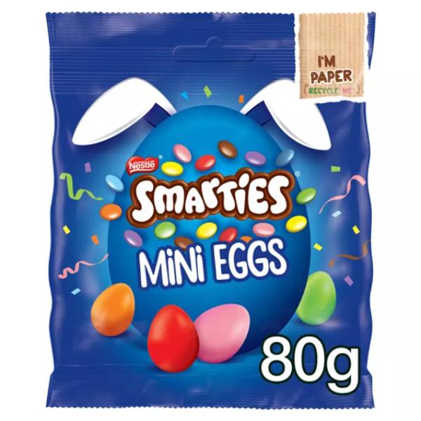 NESTLE SMARTIES MINI EGGS 80G