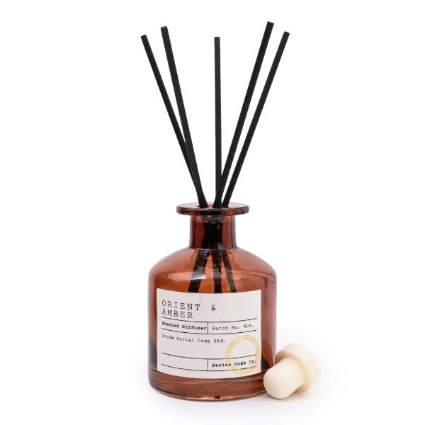 250ml Apothecary Reed Diffuser – Orient & Amber - Image 2