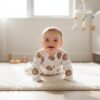 Lion Patterned Baby Jumpsuit