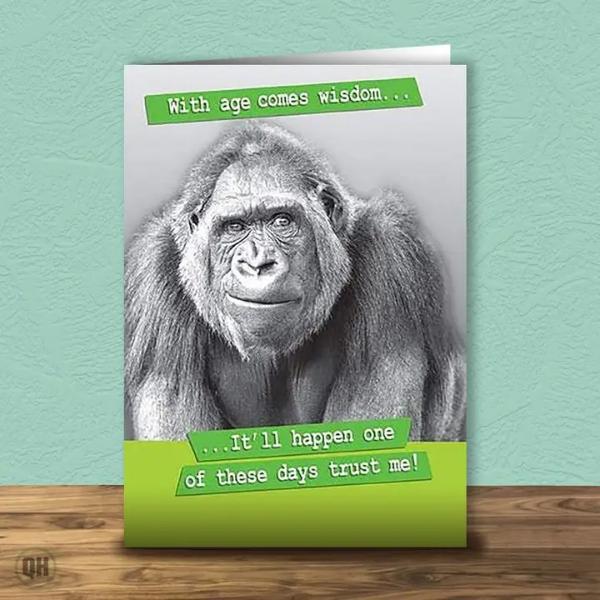 With Age Comes Wisdom - Funny A2256