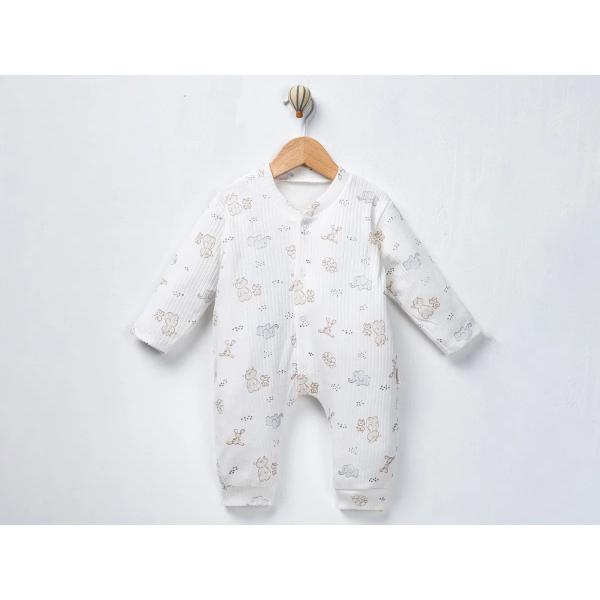 Ele  Teddy Print Jumpsuit