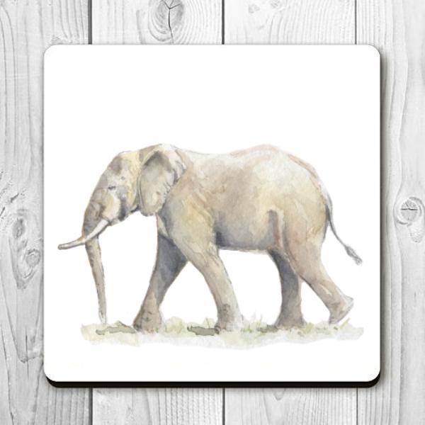 Elephant Walking WC - Coaster