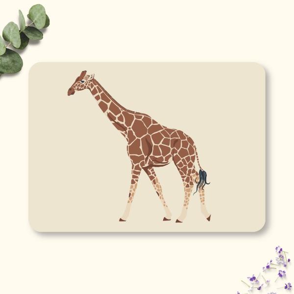 Reticulated Giraffe - Kh - Placemat