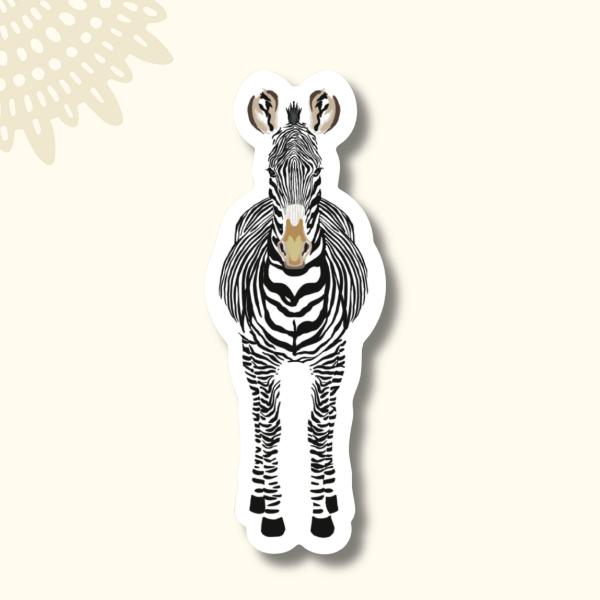 Bumper Sticker EA Zebra