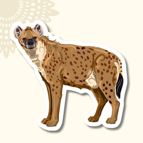Bumper Sticker Hyena