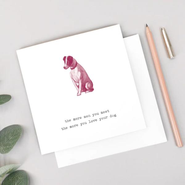 Dog Lover Funny Galentine's Day Card For Friends - GC046
