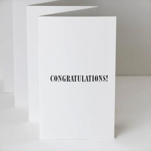 New Baby Monochrome Fold Out Banner Card- CC001 - Image 2