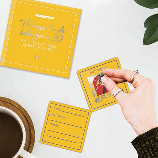 Scratch Cards - Things To Do Before You're 30 - GR960001