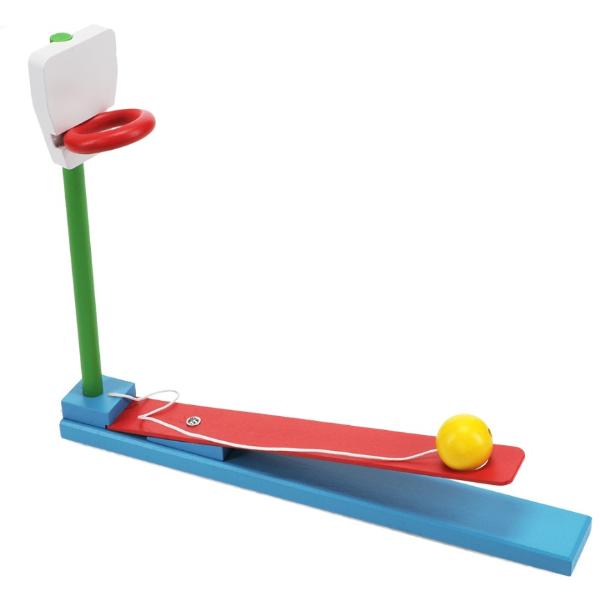 Wooden tabletop basketball game, 26cm