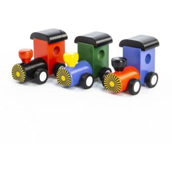 Majigg Wooden Mini Trains, 6.8cm