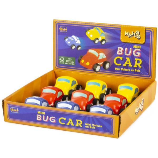 Majigg Wooden Mini Bug Car Toy, 6.3cm - Image 2