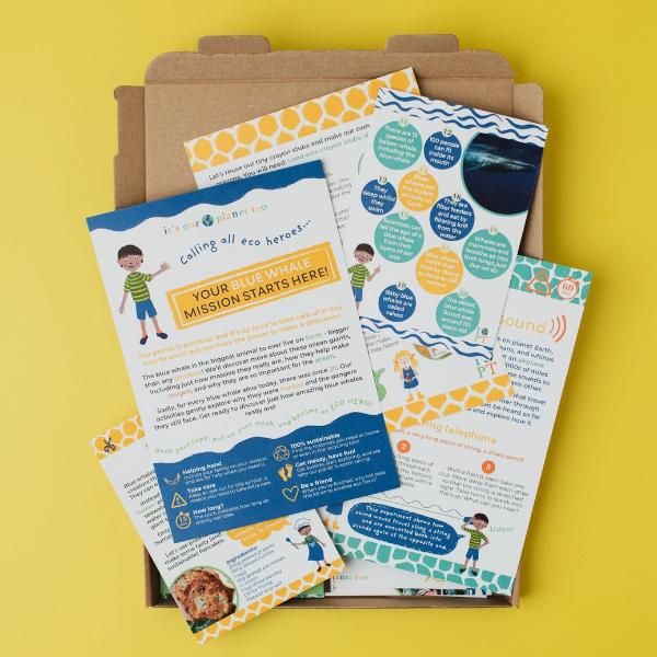 Brilliant Blue Whales Eco Activity Kit & Sustainable Fun - Image 7