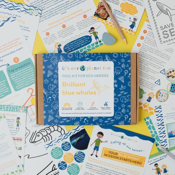 Brilliant Blue Whales Eco Activity Kit & Sustainable Fun - Image 3