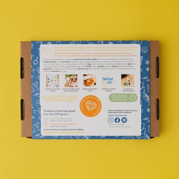 Brilliant Blue Whales Eco Activity Kit & Sustainable Fun - Image 2