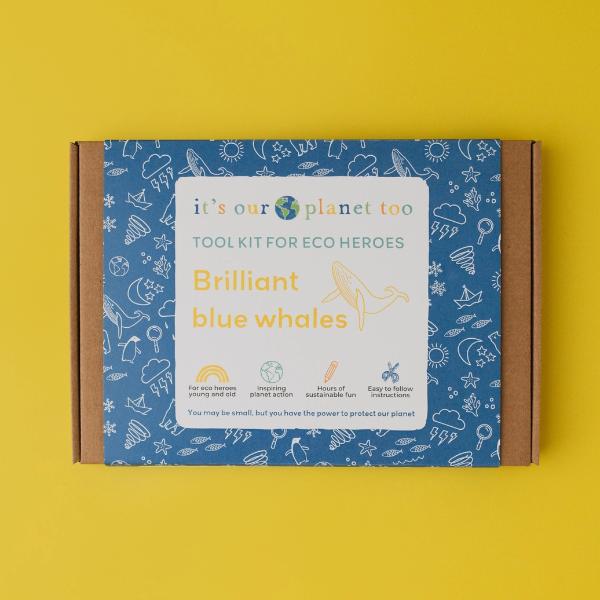Brilliant Blue Whales Eco Activity Kit & Sustainable Fun