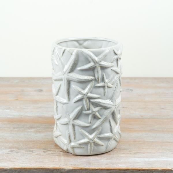 Cream Starfish Vase, 25cm