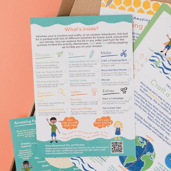 Secret Life Of Birds Eco Activity Kit & Sustainable Fun - Image 3
