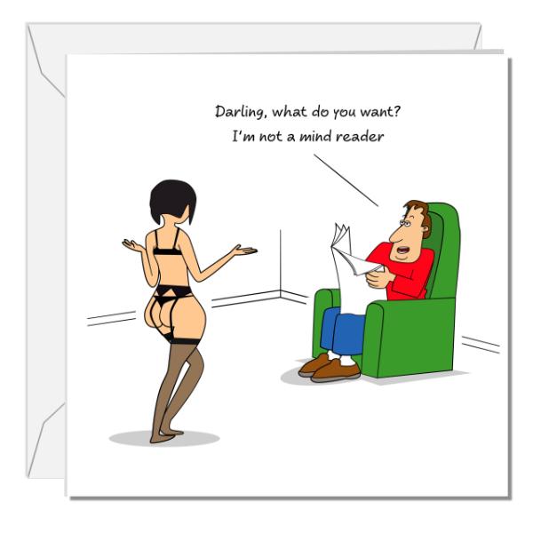 Mind Reader- Greeting Card G0335