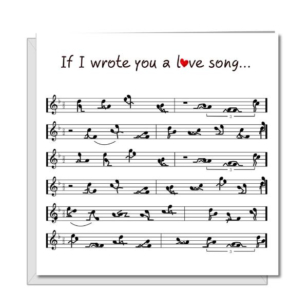 Love Song- Greeting Card V0123