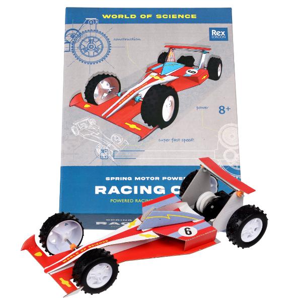 Make Your Own Spring Motor-Powered Racing Car - Image 2