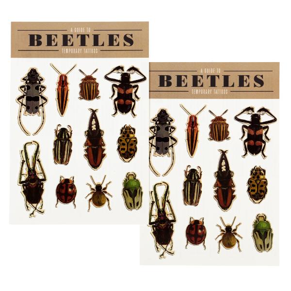 Temporary Tattoos - Beetles