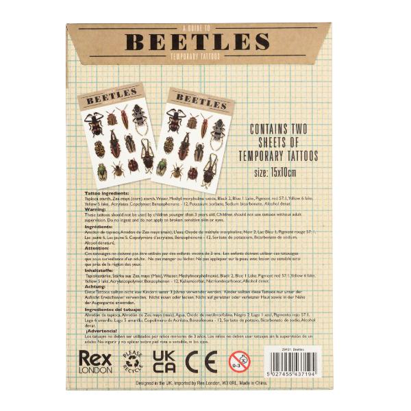 Temporary Tattoos - Beetles - Image 4