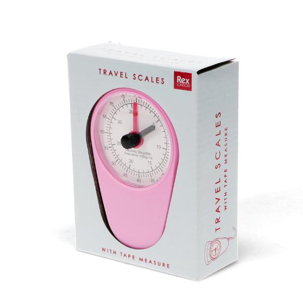 Travel Scales With Tape Measure - Pink - Image 5