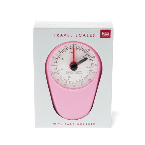 Travel Scales With Tape Measure - Pink - Image 4