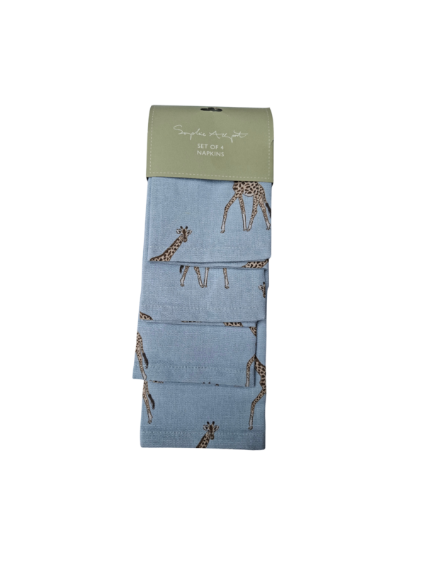 Napkins - Set Of 4 - Giraffe 2025 - LLS