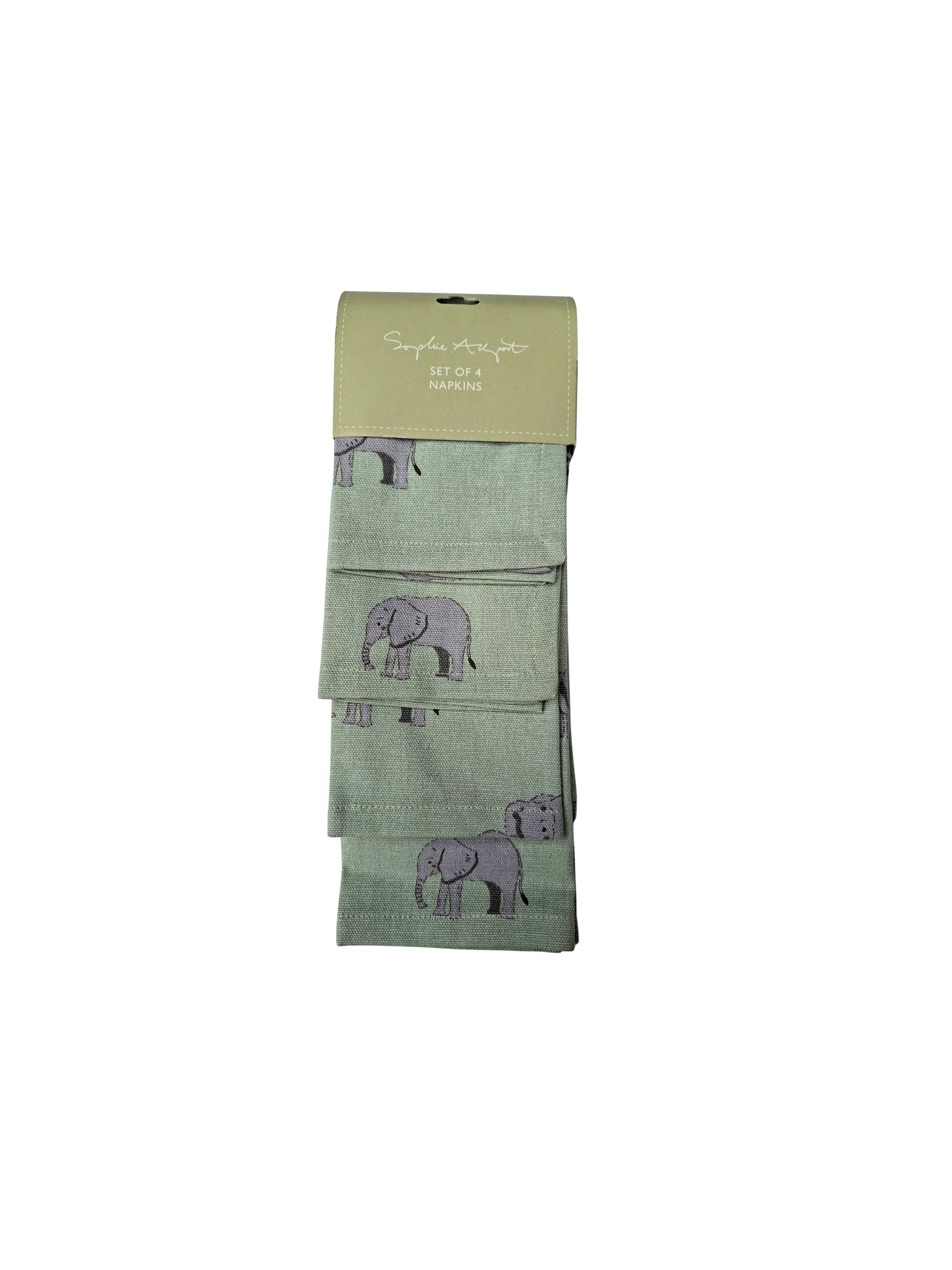 Napkins - Set Of 4 - Elephant 2025 - LLS